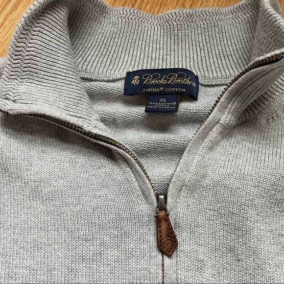 BROOKS BROTHERS 1/4 ZIP - Picture 2 of 2
